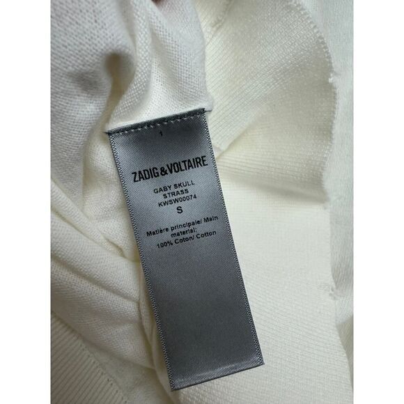 Zadig & Voltaire Gaby Skull Sweater Sz. S - Picture 9 of 9